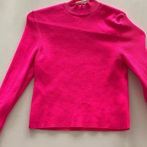 ZARA hot pink sweater!